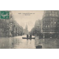 Paris - Inondations de Janvier 1910 - Rue de Lyon 